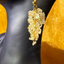 Enchanted Clear Quartz Crystal Grape Cluster Earrings